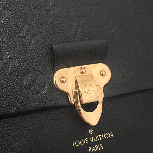 Louis Vuitton Black Monogram Empreinte Leather Vavin PM Bag - Picture 9 of 10